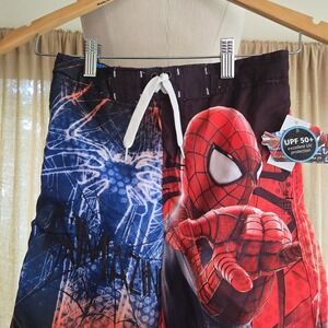 NWT - Marvel - SPIDERMAN- Boys Swim trunks - Size S 8-10